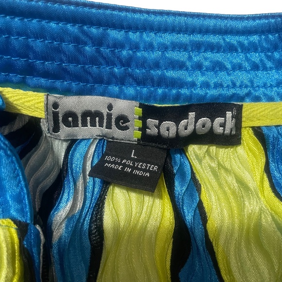 Jamie Sadock Large 100% Polyester Short Sleeve 1/4 Zip Ladies Top - Picture 3 of 6